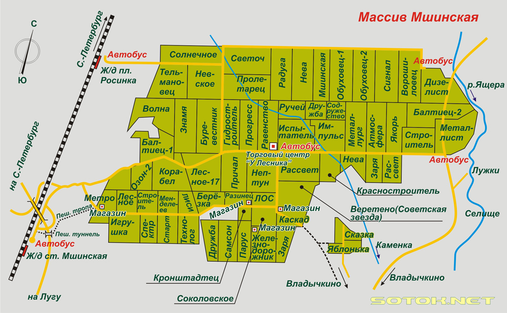 Карта меньково гатчинский район